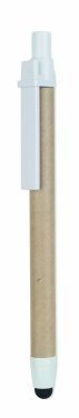 Logo trade advertising product photo of: Recycled carton stylus pen