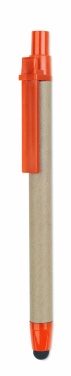 Logo trade advertising products image of: Recycled carton stylus pen