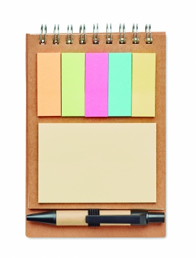 Logotrade advertising product image of: Notepad with pen and memo pad