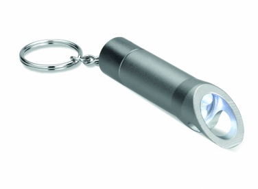 Logotrade promotional merchandise picture of: Metal torch key ring Ylivieska