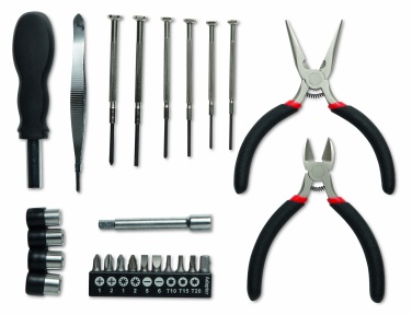 Logotrade promotional giveaway picture of: 26 pcs tool in aluminium case
