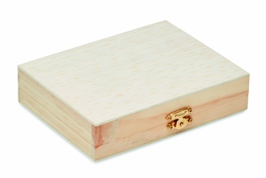 Logo trade advertising product photo of: Painting set in wooden box