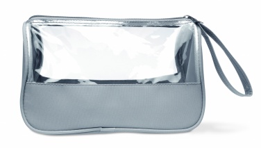 Logo trade promotional giveaway photo of: Toiletry bag microfiber w PVC