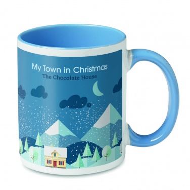 Logo trade promotional giveaways image of: Coloured sublimation mug