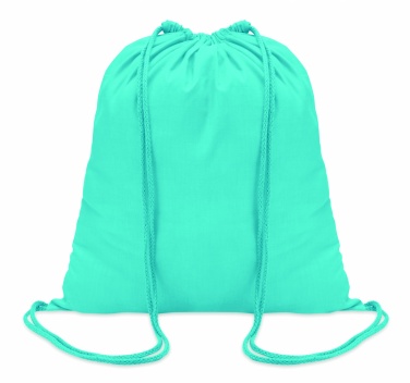 Logo trade promotional items picture of: 100gr/m² cotton drawstring bag