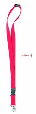 Logotrade promotional products photo of: Lanyard hook and buckle 20 mm