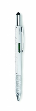 Logo trade advertising products picture of: Spirit level pen with ruler