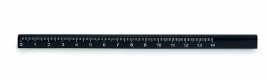 Logo trade promotional merchandise image of: Carpenters pencil with ruler