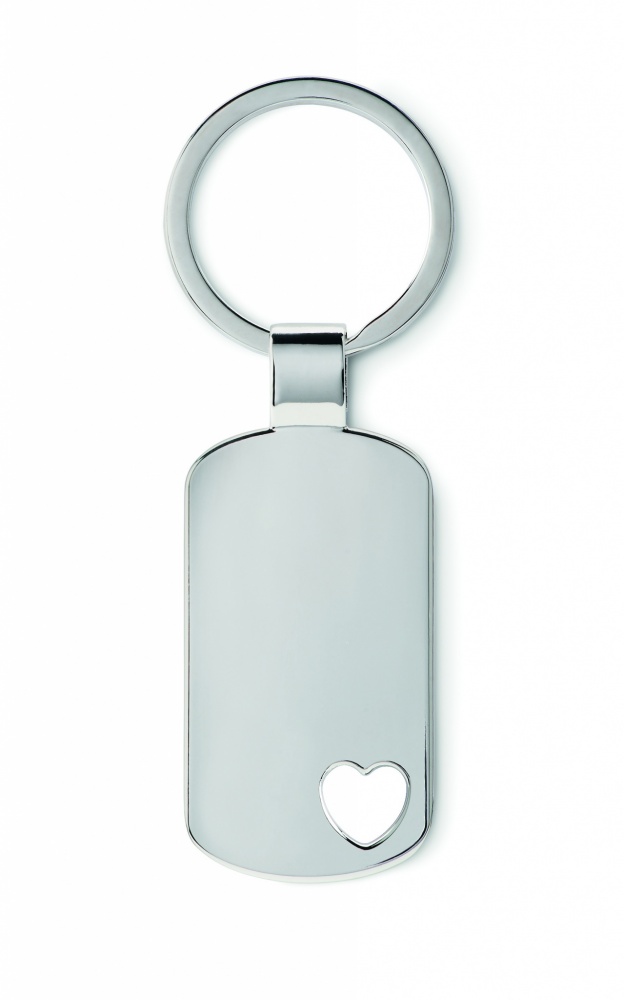 Logo trade promotional products picture of: Key ring with heart detail Jūrmala