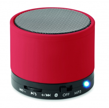 Logo trade advertising product photo of: Round wireless speaker