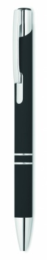 Logo trade promotional merchandise image of: Ball pen in rubberised finish
