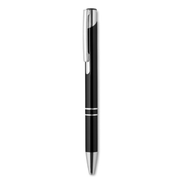 Logotrade promotional merchandise image of: Push button aluminium pen BERN