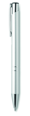 Logo trade promotional gift photo of: Push button aluminium pen BERN