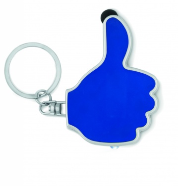 Logo trade promotional items picture of: Thumbs up led light w/key ring Valmiera