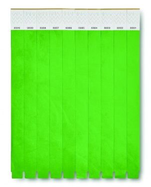 Logo trade corporate gifts picture of: One sheet of 10 wristbands
