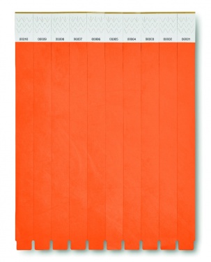 Logo trade advertising product photo of: One sheet of 10 wristbands