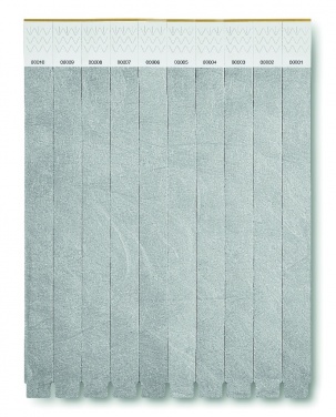 Logo trade advertising products picture of: One sheet of 10 wristbands