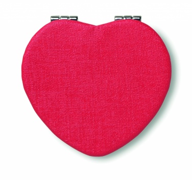 Logo trade promotional product photo of: Heart PU mirror