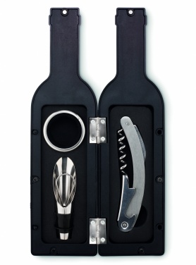 Logo trade business gift photo of: Bottle shape wine set