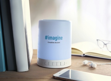 Logo trade corporate gifts image of: Touch light wireless speaker