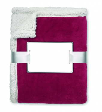Logotrade business gift image of: Blanket coral fleece/ sherpa