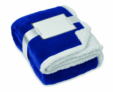 Logo trade promotional products image of: Blanket coral fleece/ sherpa