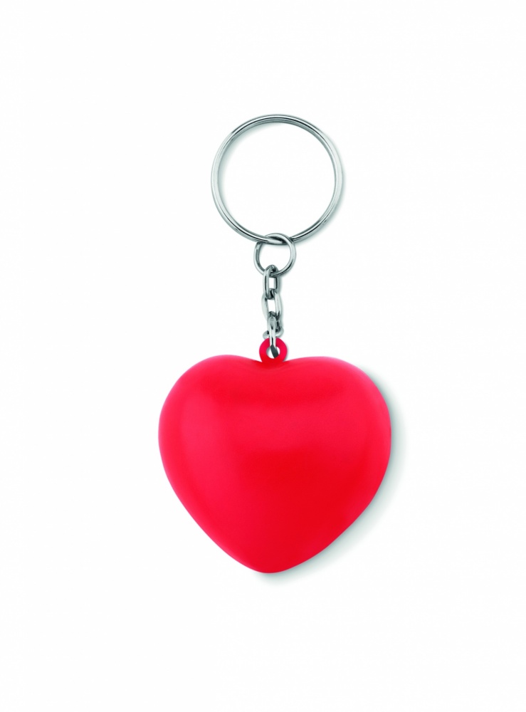 Logotrade promotional giveaways photo of: Key ring with PU heart Ogre