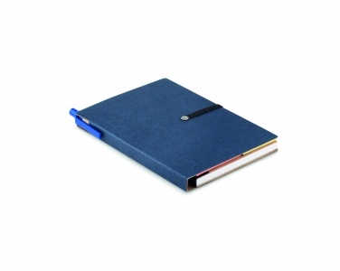 Logo trade business gifts image of: Notebook w/pen & memo pad