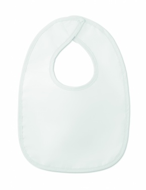 Logo trade promotional merchandise image of: Baby bib in cotton