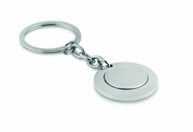 Logo trade promotional merchandise photo of: Key ring with token Cēsis