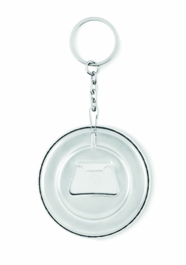 Logotrade promotional giveaway image of: Key ring with bottle opener Madona