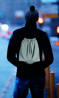 Logo trade corporate gifts image of: High reflective drawstring bag