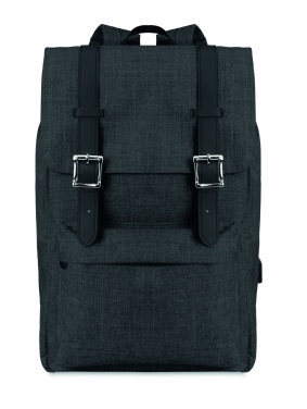 Logo trade advertising product photo of: Backpack in 600D polyester