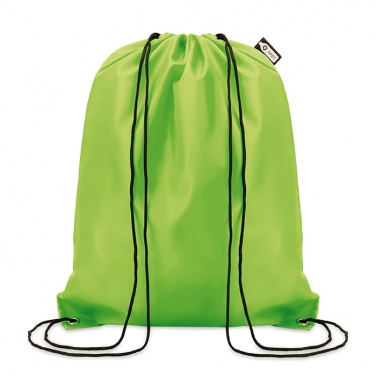 Logo trade promotional gifts picture of: 190T RPET drawstring bag