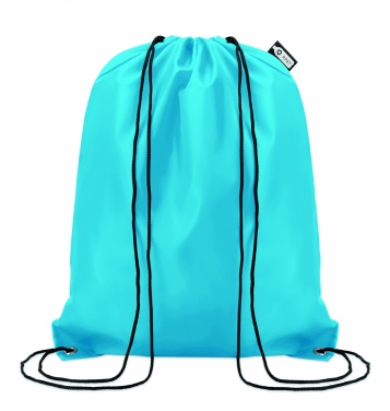 Logo trade advertising products image of: 190T RPET drawstring bag