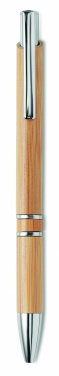 Logo trade promotional products image of: Bamboo automatic ball pen