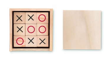Logotrade advertising product picture of: Wooden tic tac toe