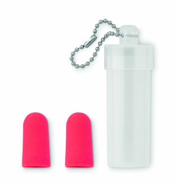 Logo trade promotional item photo of: Earplug set in plastic tube