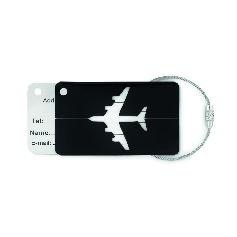 Logotrade promotional item picture of: Aluminium luggage tag