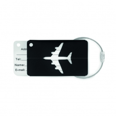 Logo trade promotional product photo of: Aluminium luggage tag