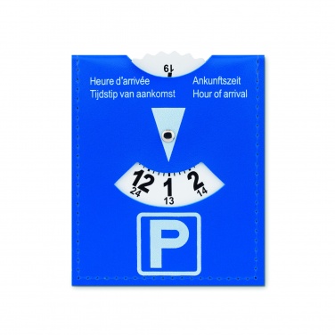 Logo trade promotional giveaways image of: Parking card in PVC