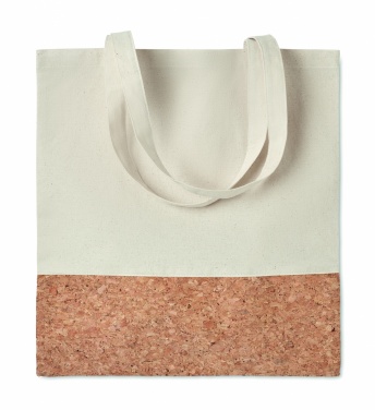 Logo trade promotional giveaways image of: 140gr/m² cotton shopping bag