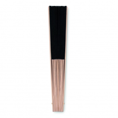 Logo trade promotional gifts picture of: Manual hand fan wood