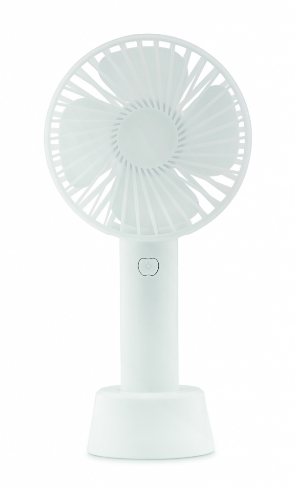 Logo trade promotional items image of: USB desk fan with stand 