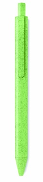Logo trade promotional items picture of: Wheat Straw/ABS push type pen