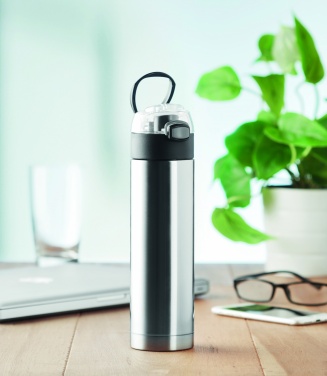 Logo trade advertising products picture of: Double wall bottle 400ml
