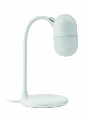 Logotrade promotional giveaway image of: Wireless charging lamp speaker