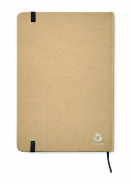 Logo trade promotional item photo of: A5 recycled notebook 80 lined