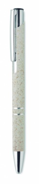 Logo trade promotional merchandise photo of: Wheat Straw/ABS push type pen