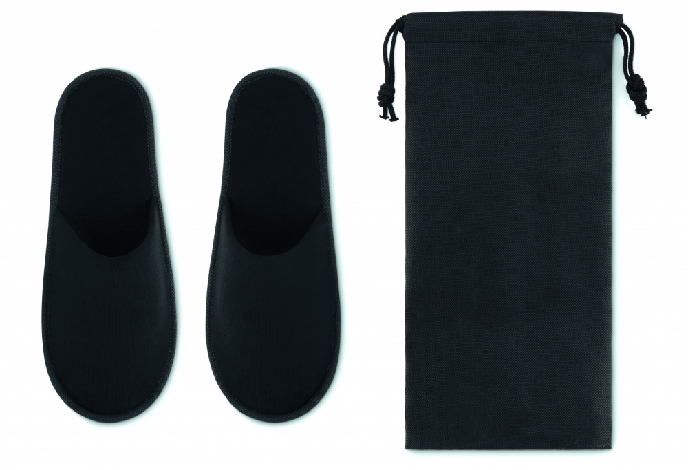 Logo trade advertising products picture of: Pair of slippers in pouch